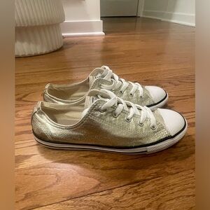 Converse All Star - Gold and White - like new